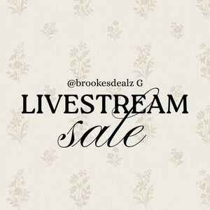 Livestream Sale ✨